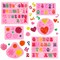 Letter Silicone Mold Alphabet Number Molds Rose Heart Shape Cake Mould for Gummy Baking Candy Making Chocolate Molds Sugar for DIY Crafts Candy Desserts Cupcake Decoration